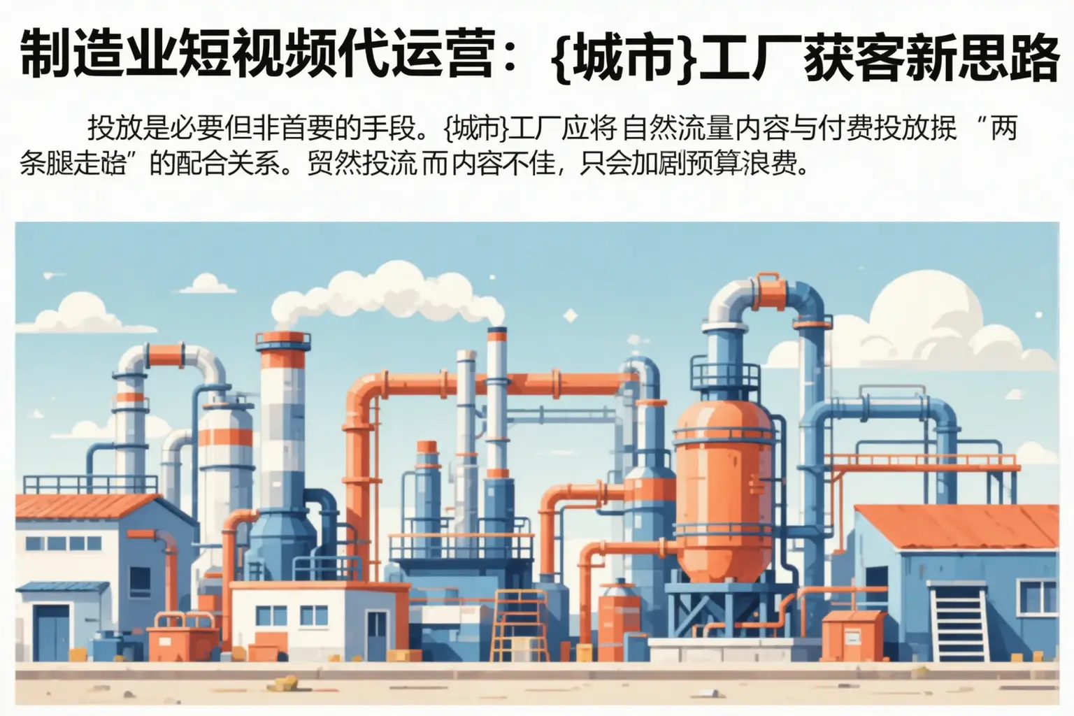 制造业短视频代运营:西乡工厂获客新思路